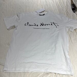 Claude Monet impression au soleil levant t shirt bought in Italy a 1 of a kind L